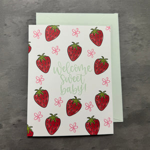 The Welcome Sweet Baby Card