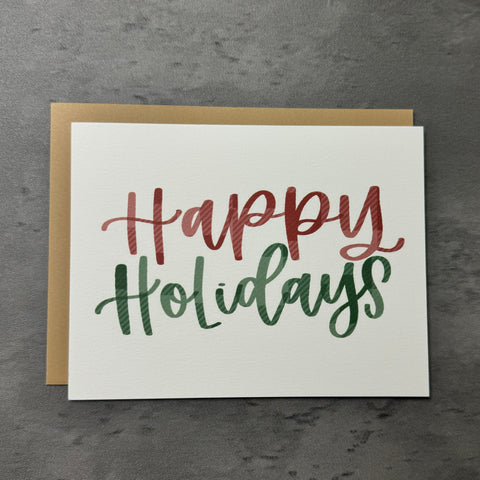 The Happy Holidays Card